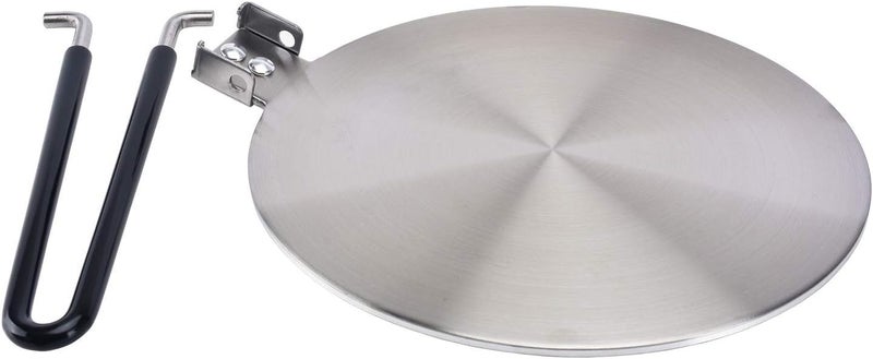 CozyKit Heat Diffuser Stainless Steel Induction Adapter Plate Coffee Milk Cookware Induction Hob Heat Cooking Diffuser for Electric Stove 7.5inch - Image 1